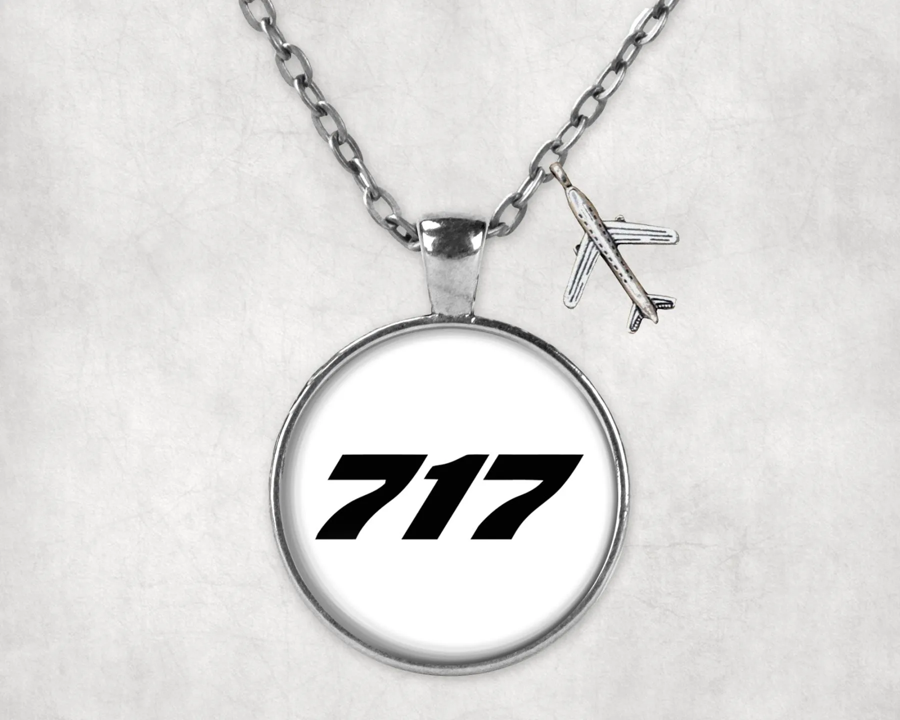 717 Flat Text Designed Necklaces