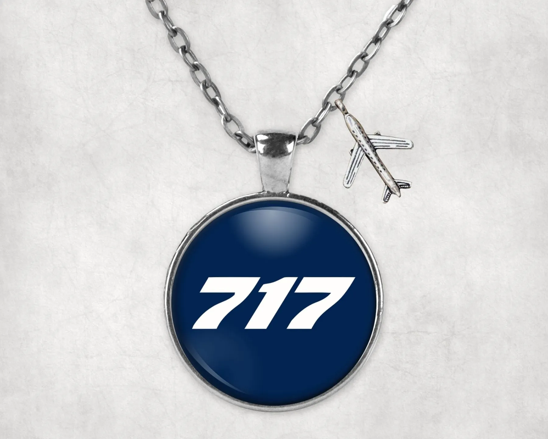 717 Flat Text Designed Necklaces