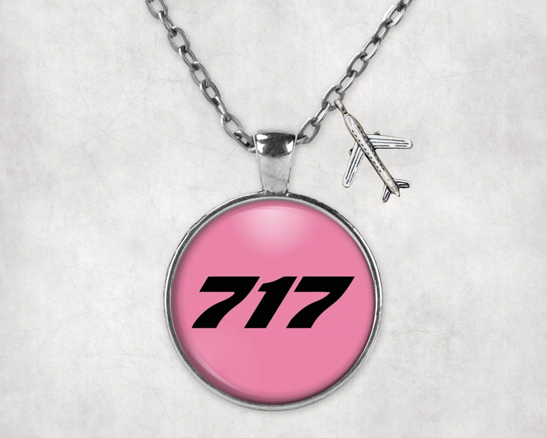 717 Flat Text Designed Necklaces