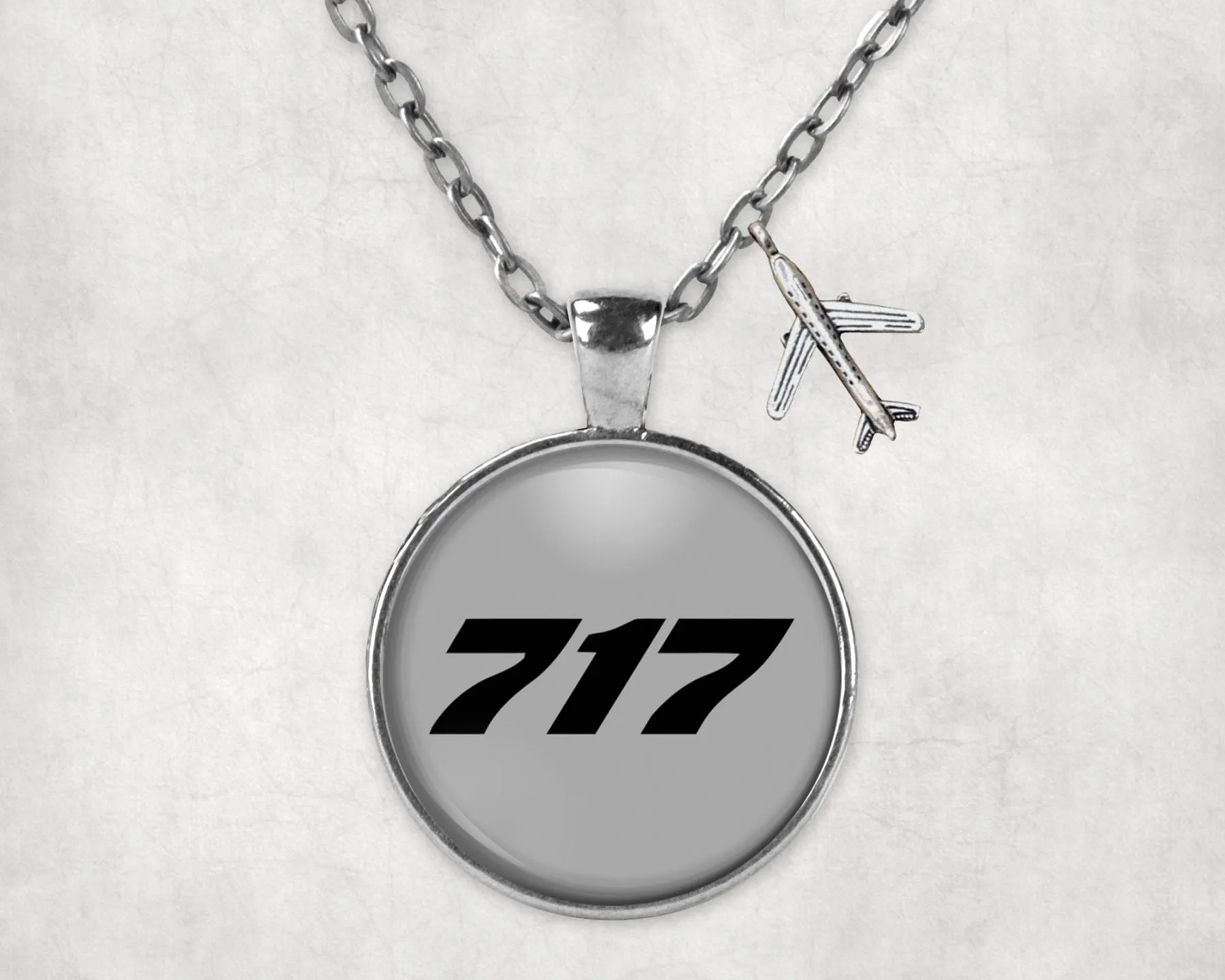 717 Flat Text Designed Necklaces
