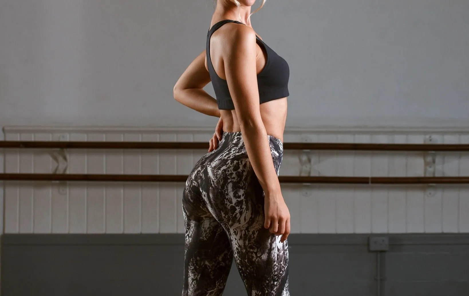 Animal Print Leggings For Sale Black and White | Matching Animal Print Leggings and Bra