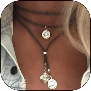 Boho Necklaces for Women Country Concert Outfits Nashville Western Outfit for Women Choker Necklaces Long Leather Necklace Western Dress Jewelry Country Cowgirl Accessories Gifts