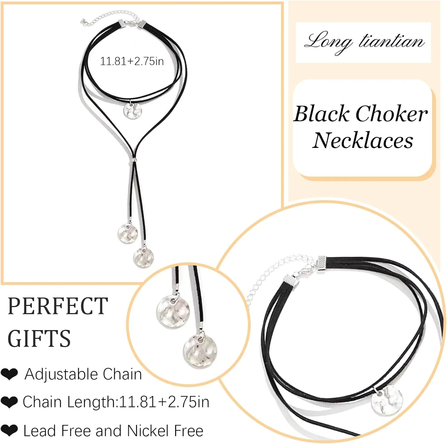 Boho Necklaces for Women Country Concert Outfits Nashville Western Outfit for Women Choker Necklaces Long Leather Necklace Western Dress Jewelry Country Cowgirl Accessories Gifts