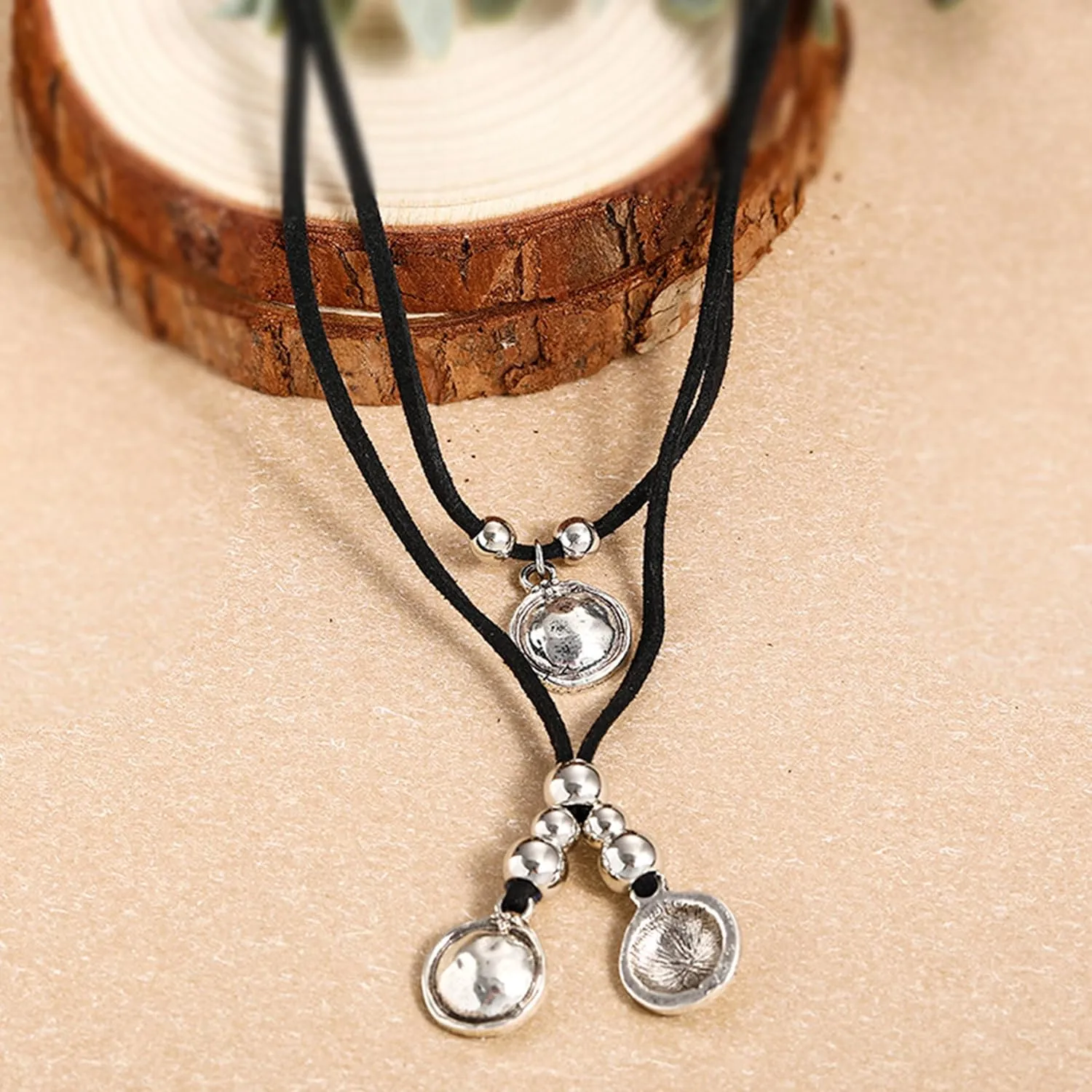 Boho Necklaces for Women Country Concert Outfits Nashville Western Outfit for Women Choker Necklaces Long Leather Necklace Western Dress Jewelry Country Cowgirl Accessories Gifts