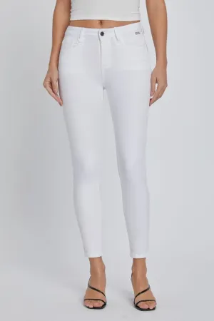 Cello Mid Rise Cropped Skinny Jeans