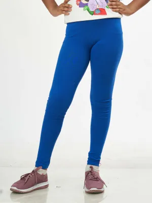 Daily Routine Girls Leggings - Blue | Full Length
