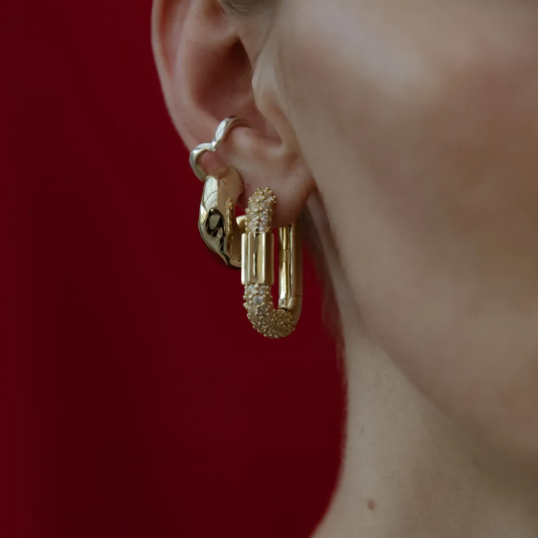 Disengage Gemstone Hoops