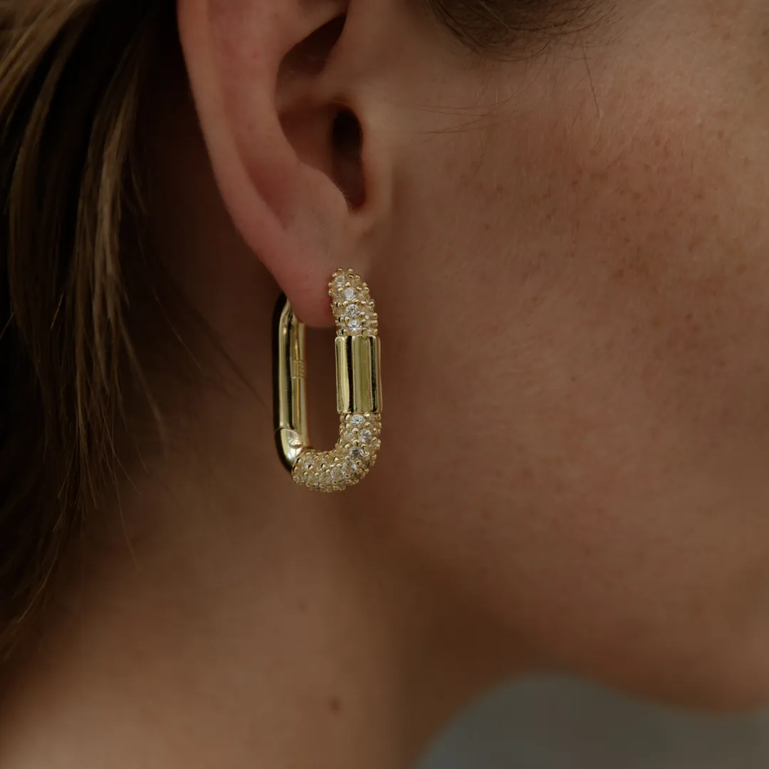 Disengage Gemstone Hoops