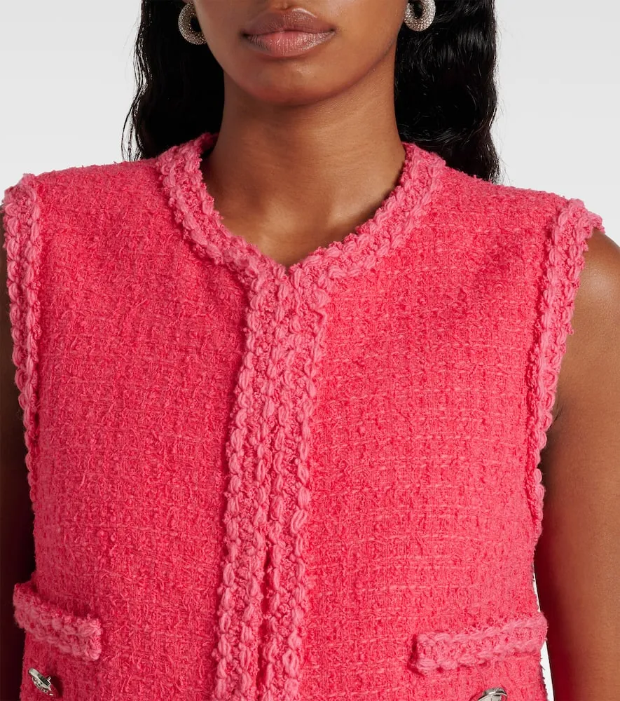 Giambattista Valli Wool-blend boucl√É¬© vest
