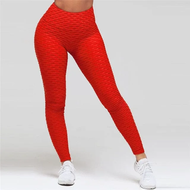 High Waist Fitness Leggings Push Up Butt Workout Apparel