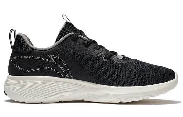 Li-Ning Running Low 'Black Cream' sneakers, black