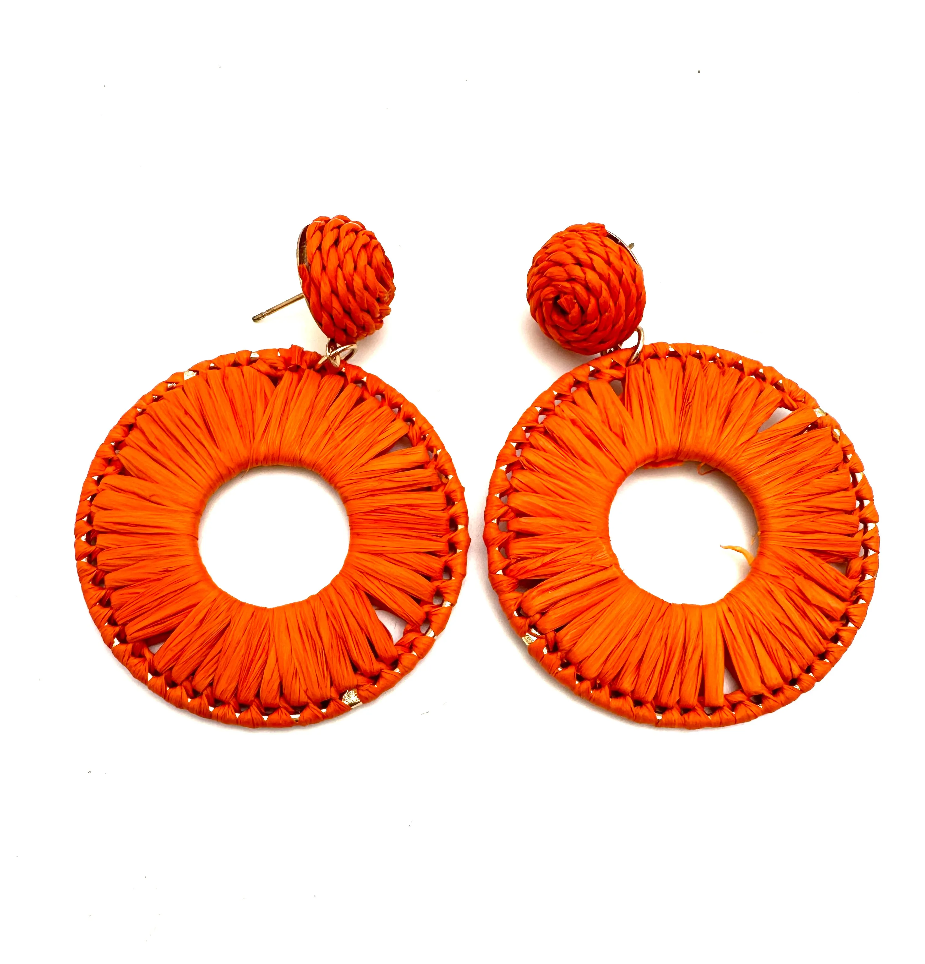 Raffia Earrings