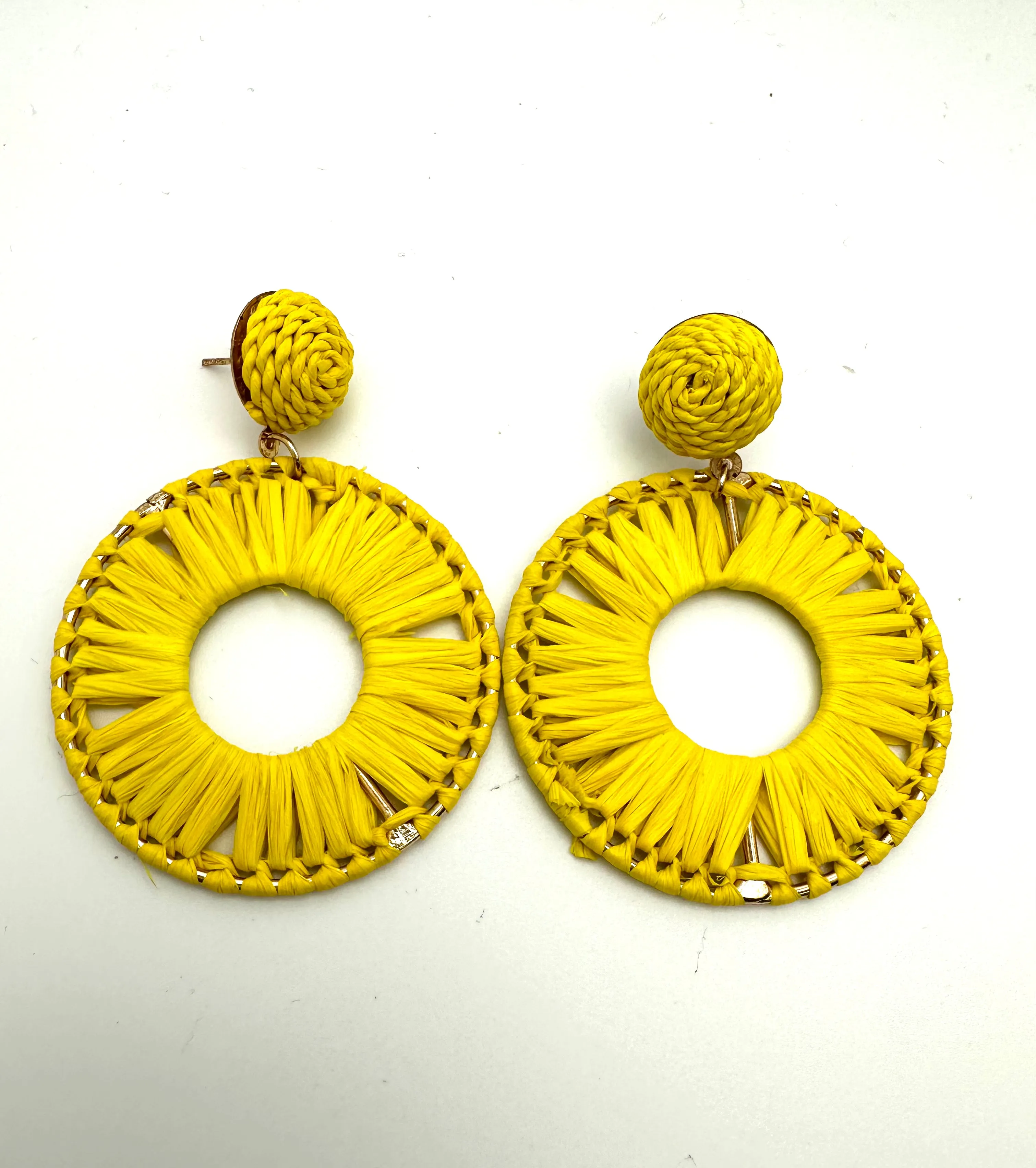 Raffia Earrings