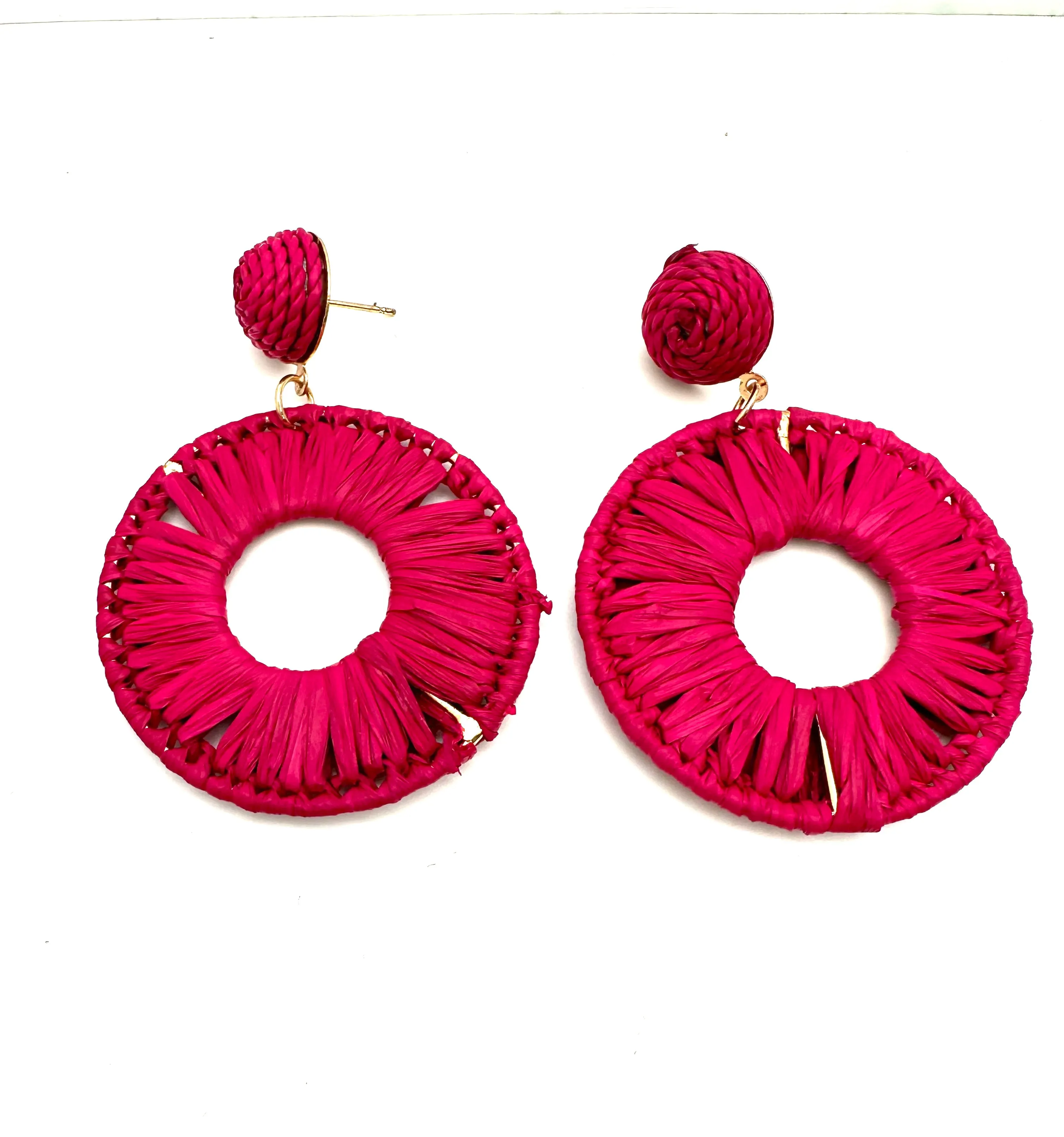 Raffia Earrings