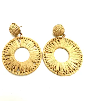 Raffia Earrings