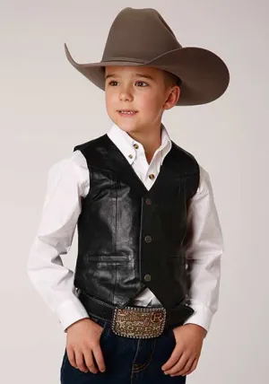 Roper Boys Lamb Skin Vest Style 02-094-0520-0500