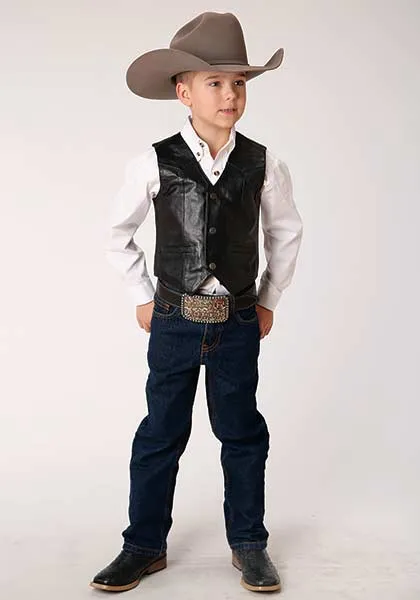 Roper Boys Lamb Skin Vest Style 02-094-0520-0500