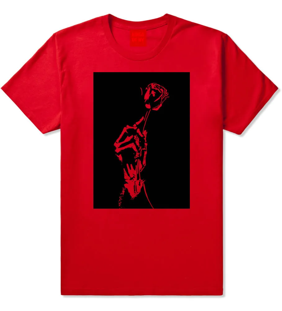 Skeleton Hand Rose T-Shirt