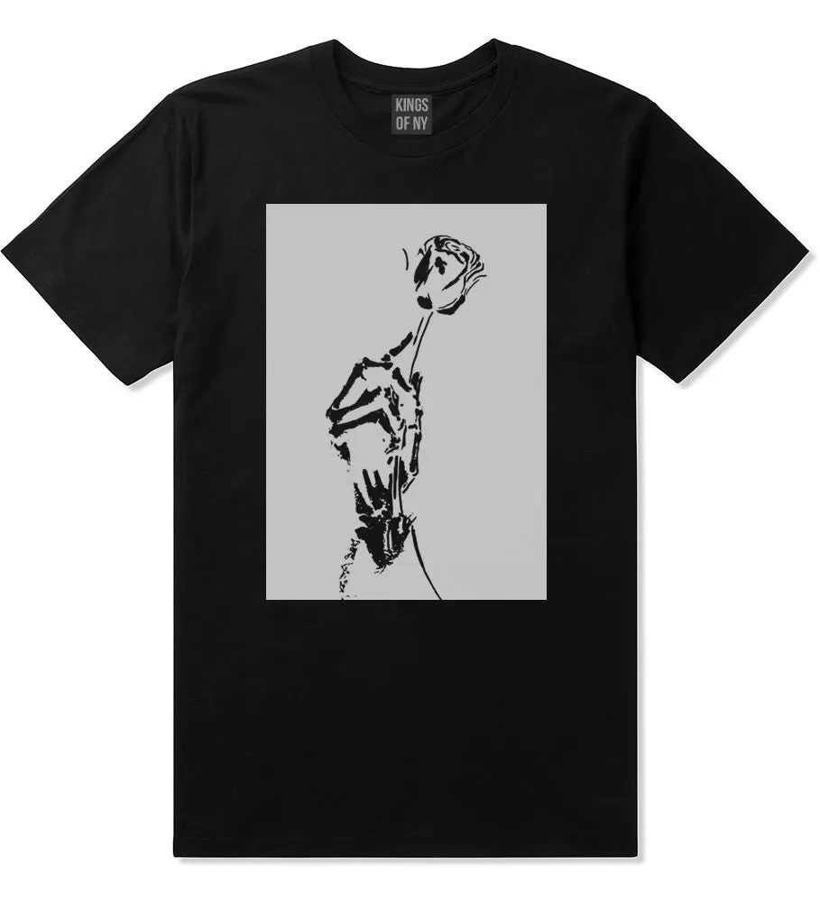 Skeleton Hand Rose T-Shirt