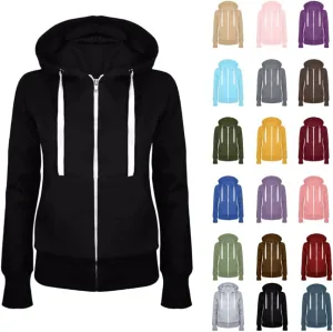 TARIENDY Zip Up Hoodies for Women Lightweight Hooded Pullover Trendy 2025 Loose Fitting Oversized Sweatshirts with Hood