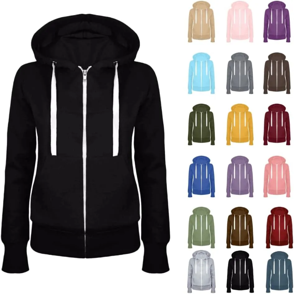 TARIENDY Zip Up Hoodies for Women Lightweight Hooded Pullover Trendy 2025 Loose Fitting Oversized Sweatshirts with Hood