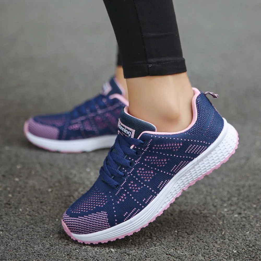 Womens Lace Up Walking Shoes Memory Foam Lightweight Comfort Running Shoes for Men Sport Casual Slip On Shoes High Top Sneakers Brown Tennis Shoe Cross Trainer Shoe
