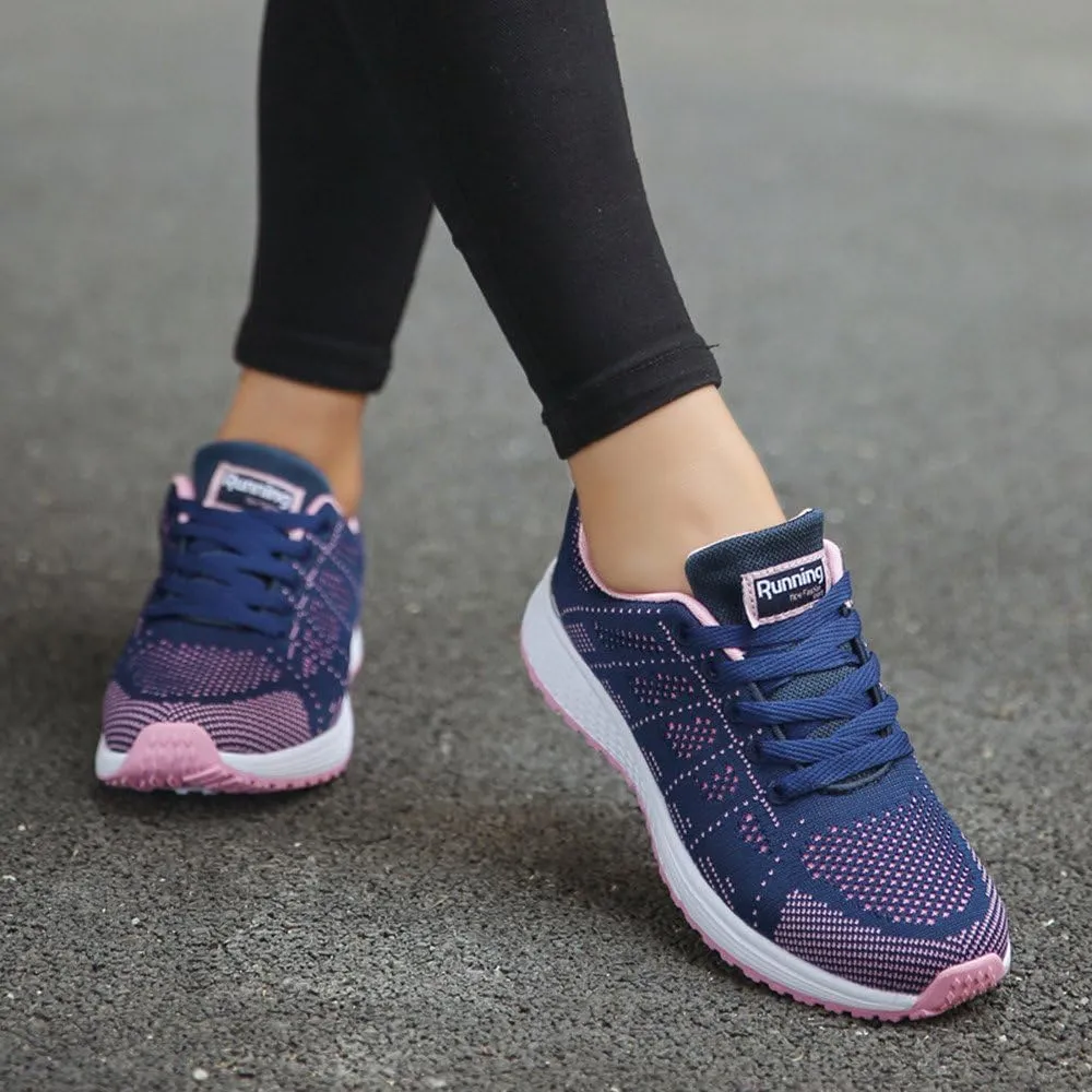 Womens Lace Up Walking Shoes Memory Foam Lightweight Comfort Running Shoes for Men Sport Casual Slip On Shoes High Top Sneakers Brown Tennis Shoe Cross Trainer Shoe
