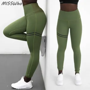 Women's Yoga Fitness Leggings - Green